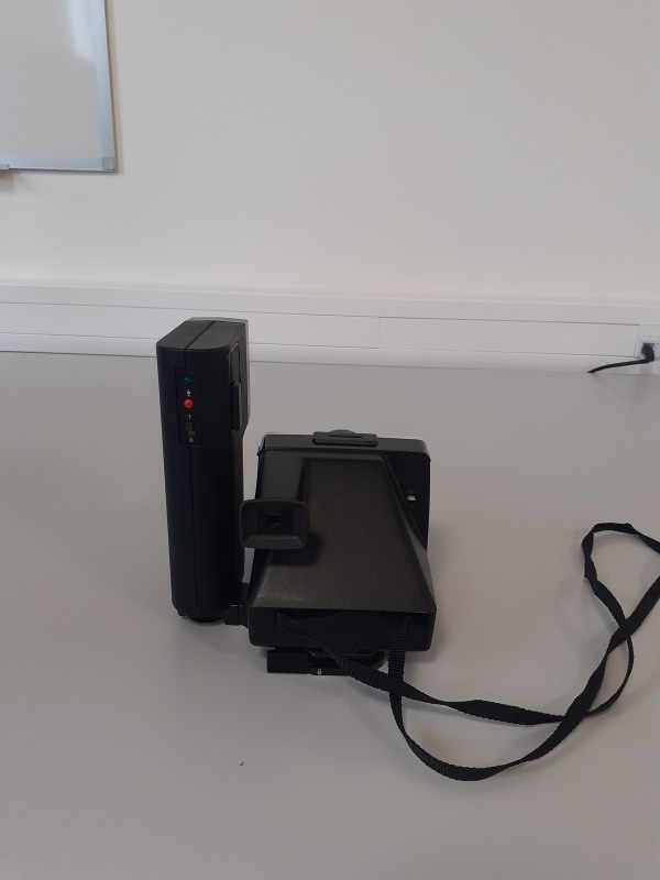 Polaroid land camera 1000 met lamp