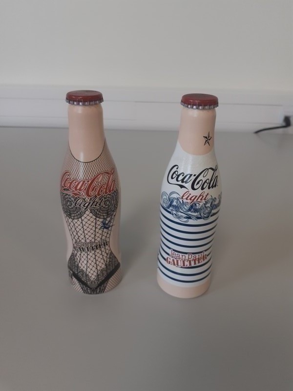 2 Limited edition Coco Cola light Jean Paul Gaultier