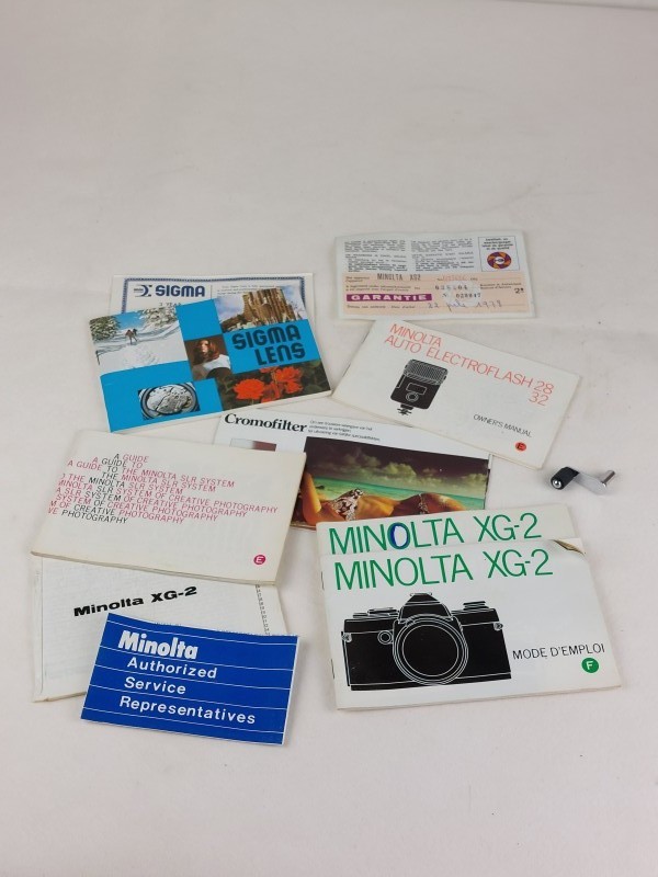 Lot Minolta camera´s en lenzen