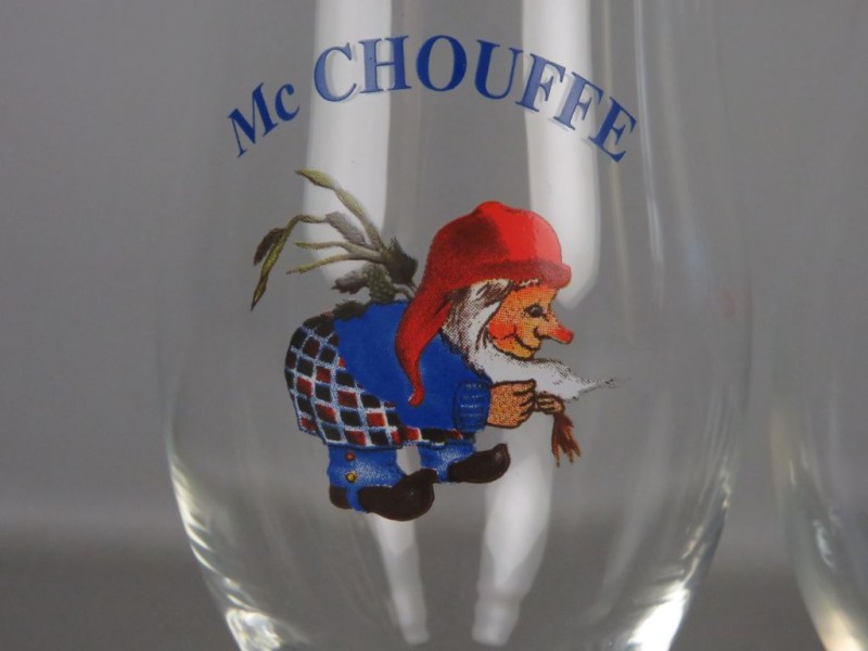 2 Mc Chouffe glazen 25cl