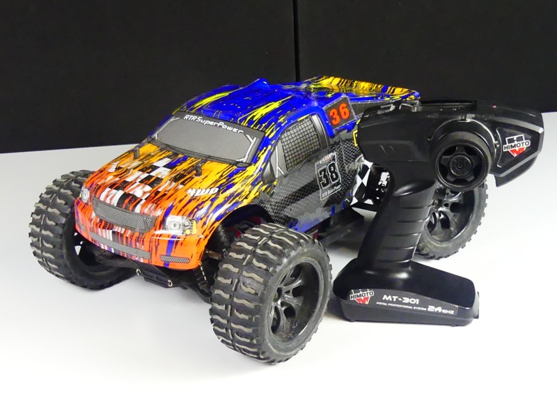 Himoto 1:10 Off-Road 4x4 Truck afstandbediening in doos