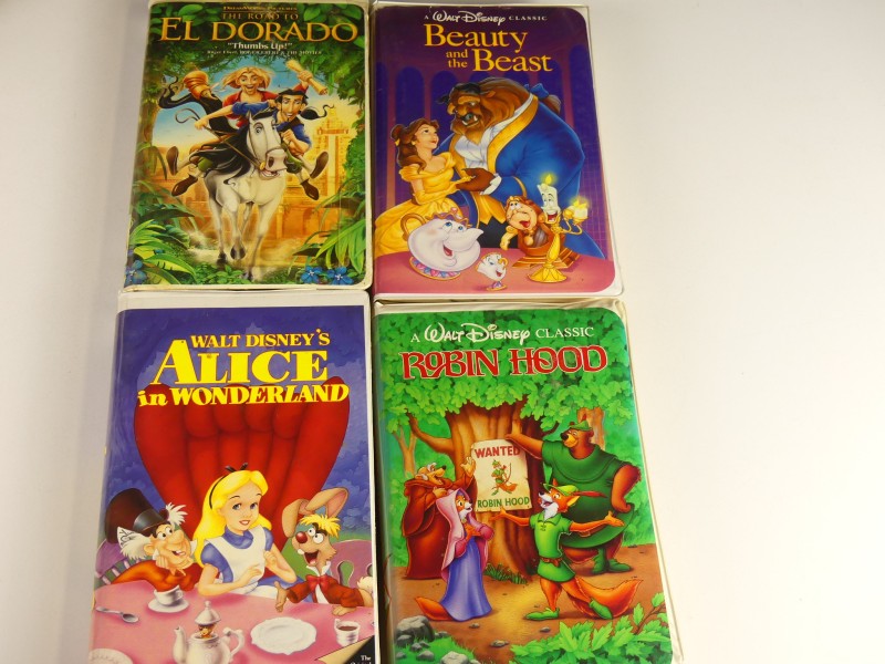 Vintage vhs banden disney