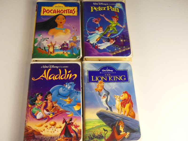 Vintage vhs banden disney