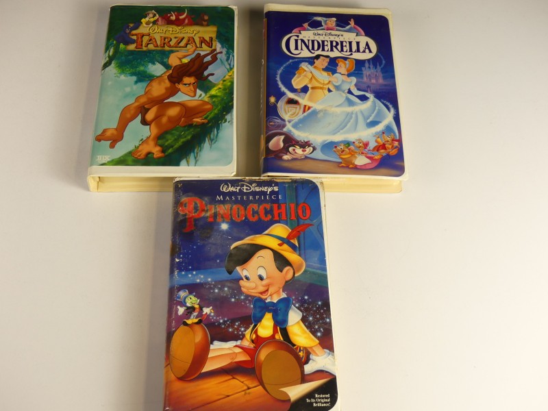 Vintage vhs banden disney