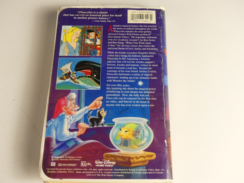 Vintage vhs banden disney