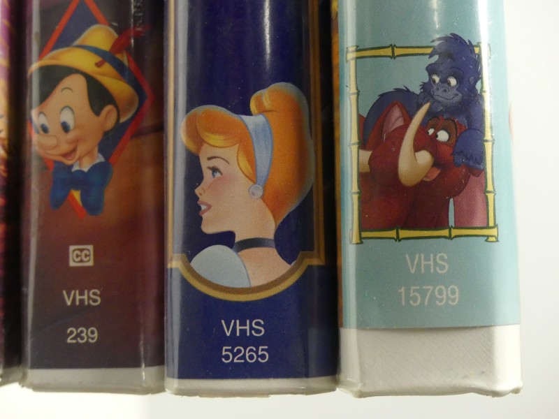 Vintage vhs banden disney