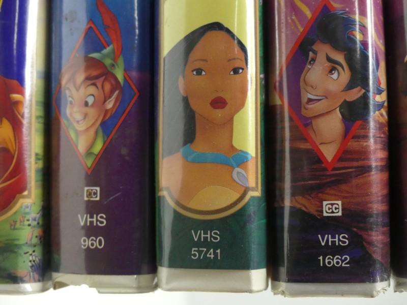 Vintage vhs banden disney