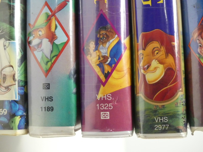 Vintage vhs banden disney