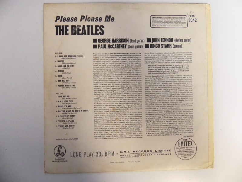 LP 'Please Please Me' - The Beatles