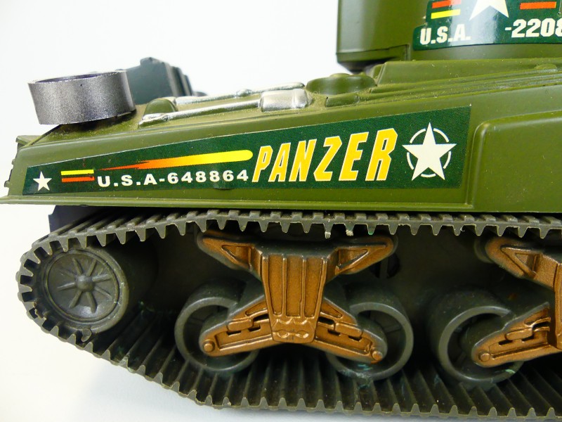 Vintage speelgoed usa tanks & militaire vliegtuigen