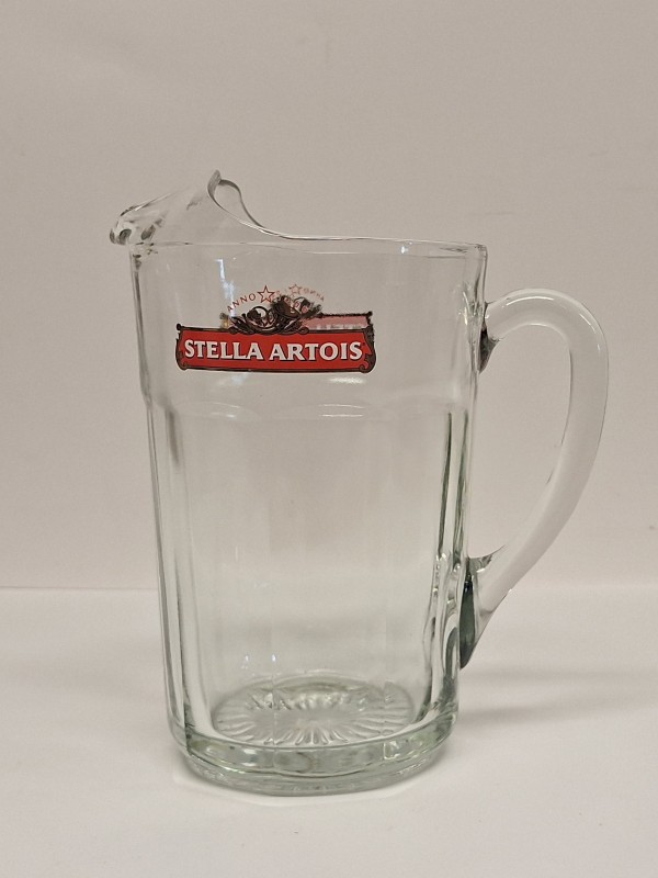 Glazen pitcher 'Stella Artois'