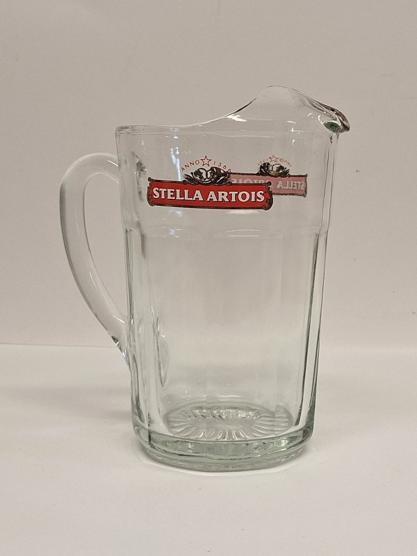 Glazen pitcher 'Stella Artois'