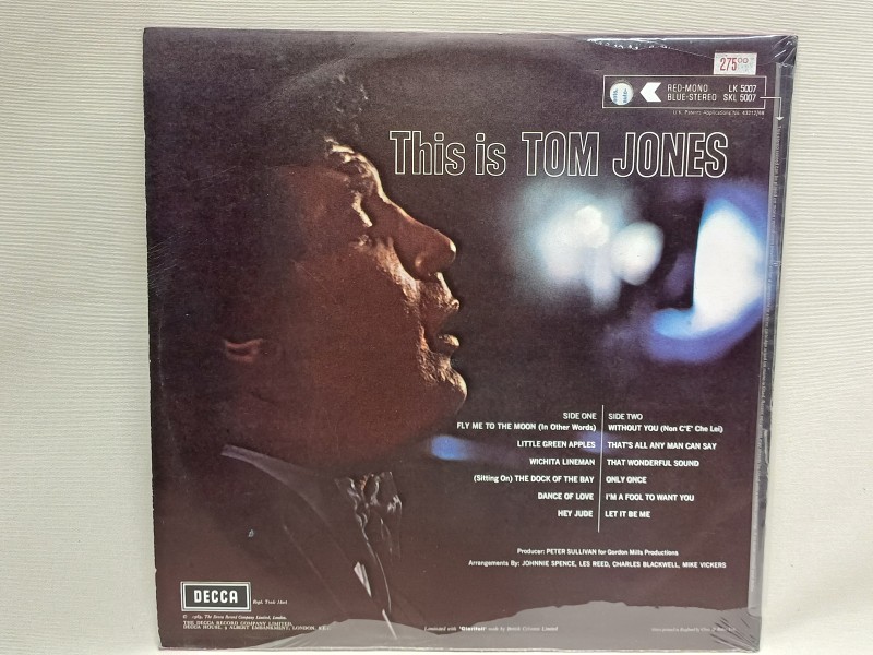 Lp This is Tom Jones