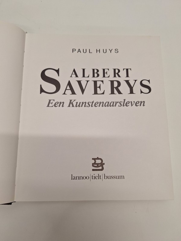 boek: Albert Saverys, een kunstenaarsleven