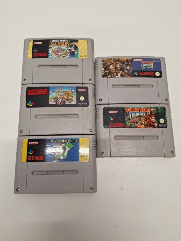 5 Super nintendo games