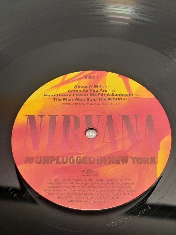 Lp: Nirvana - Mtv Unplugged in New York