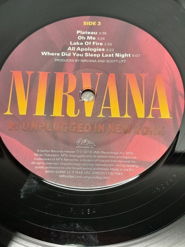 Lp: Nirvana - Mtv Unplugged in New York