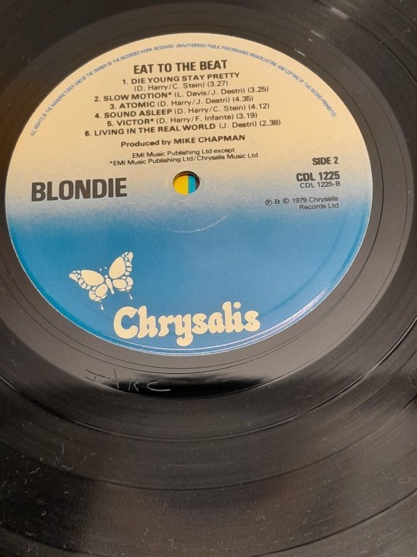 Lp: Blondie - Eat to the beat