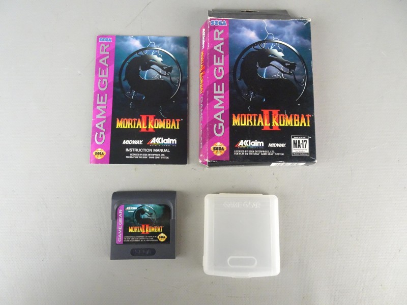 Sega Game Gear  "Mortal Kombat 2"