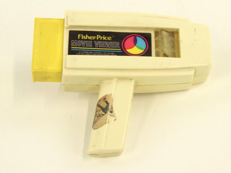 Vintage duo: Fisher Price draagbare filmviewer met verhalen - 1973