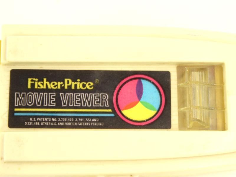 Vintage duo: Fisher Price draagbare filmviewer met verhalen - 1973