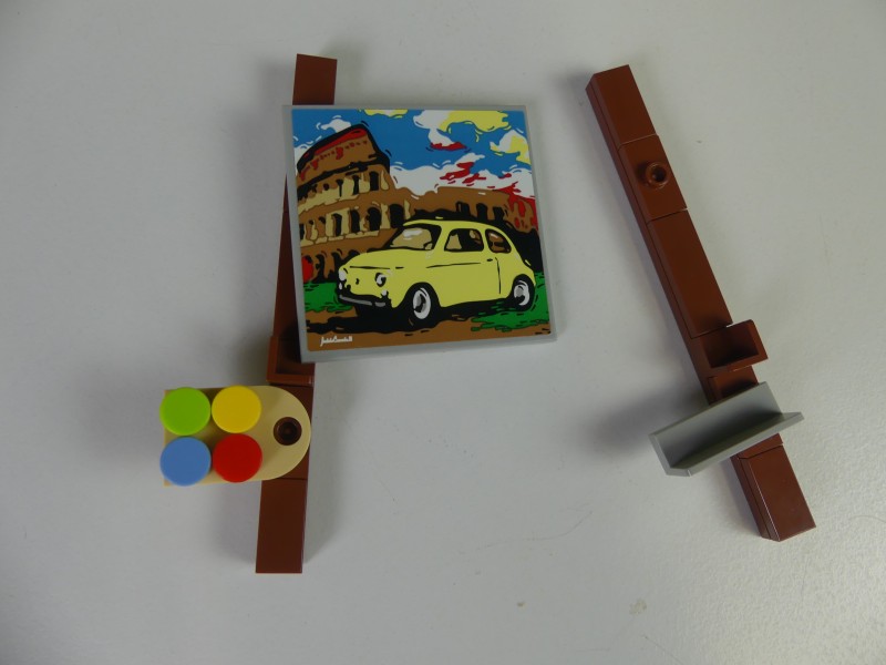 Vintage La Dolce Vita Fiat 500 Lego - 10271