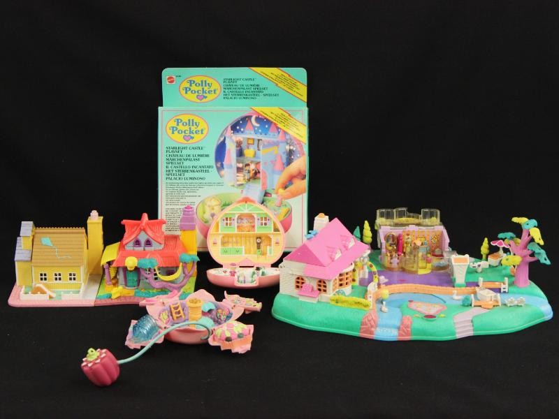 6 Vintage Polly Pocketsets (1989-1996)