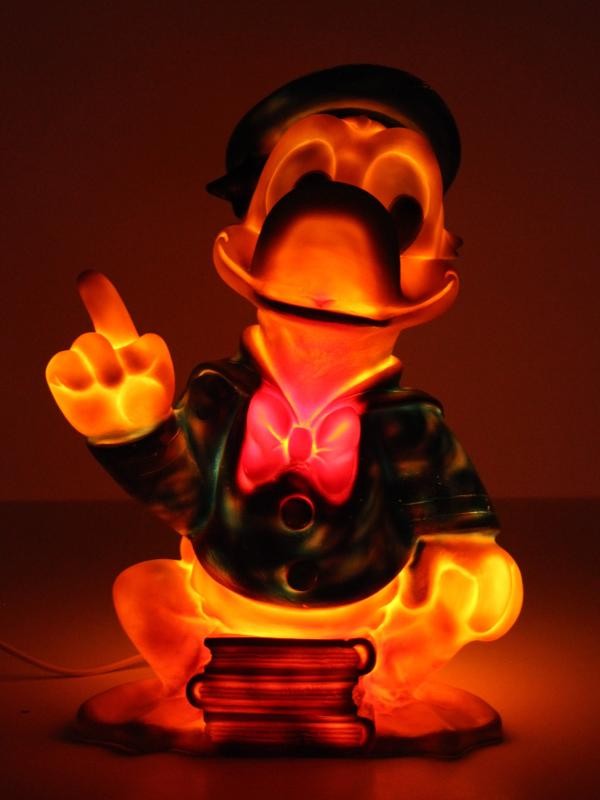 Kunststof lamp door HEICO - Donald Duck voor Disney