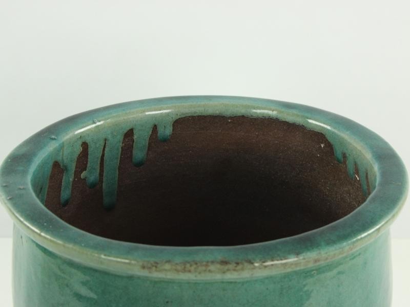 XXXL - 2 Knappe cache-pots turquoise en groen