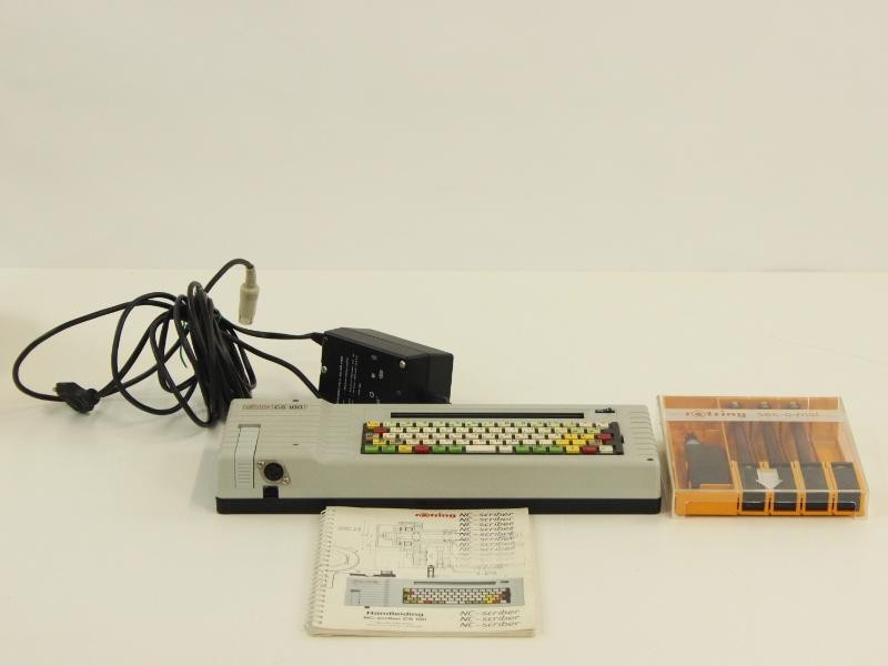 Vintage NC-scriber CS 100 typmachine - meerdere functies