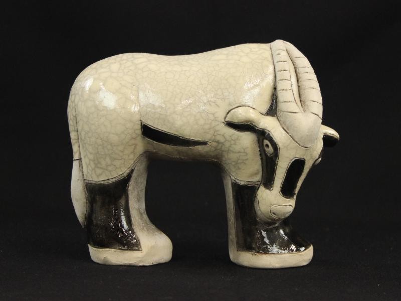 RAKU Keramiek - handmade in South Africa - Antilope of Kudu