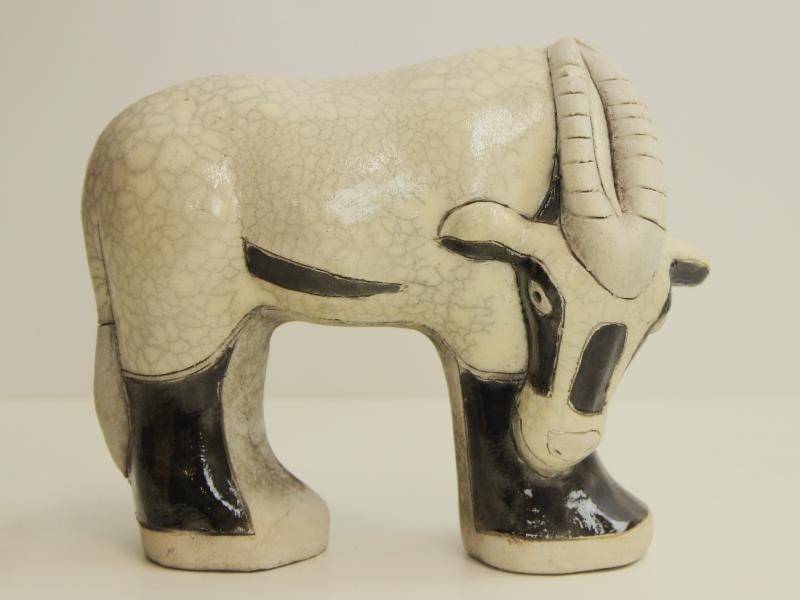 RAKU Keramiek - handmade in South Africa - Antilope of Kudu