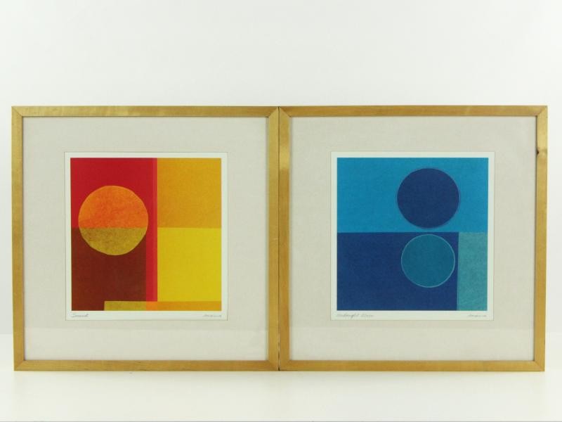 2 Offset litho's 'Sunset' en 'Midnight Moon' - Amaina voor IKEA