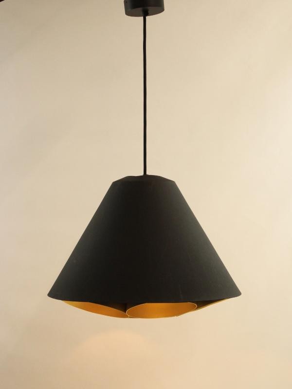 DARK - Vintage, knappe hanglamp 'Straalmotor'