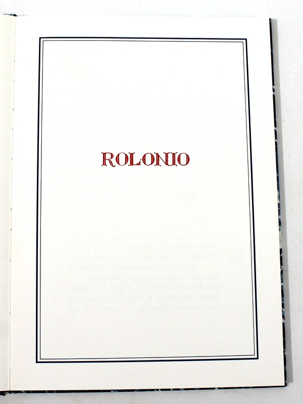 Vintage sprookjesboek 'Rolonio' - M. Bernardi