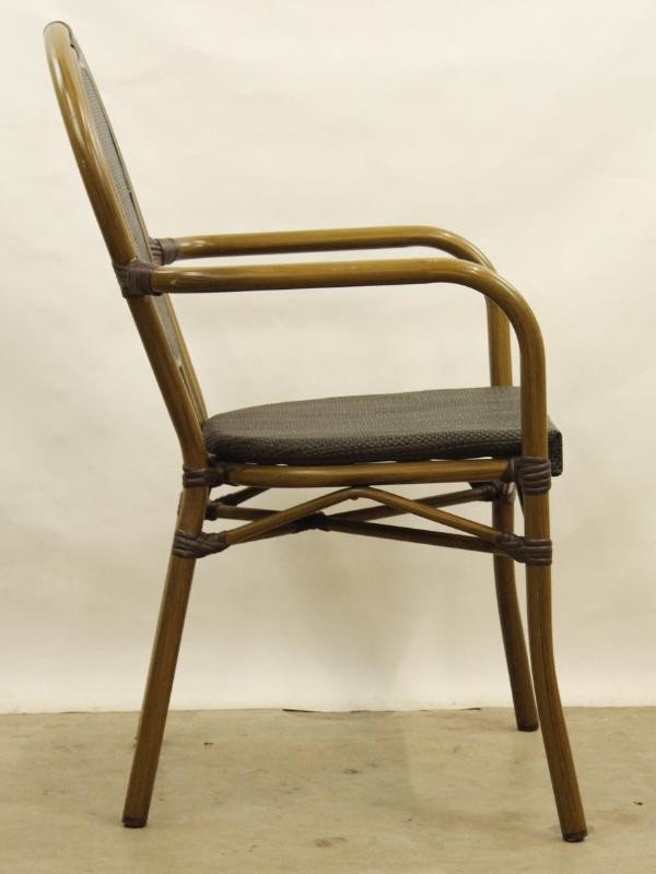 Werzalit, type Paris, 10 stoelen in mokka - zo goed als nieuw!