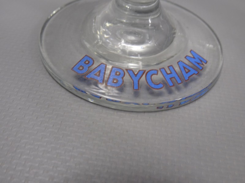 4 Babycham glazen