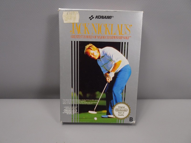 NES Jack Nicklaus golf spel (compleet)