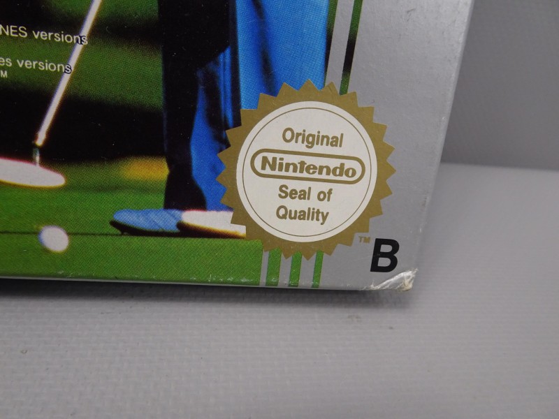 NES Jack Nicklaus golf spel (compleet)