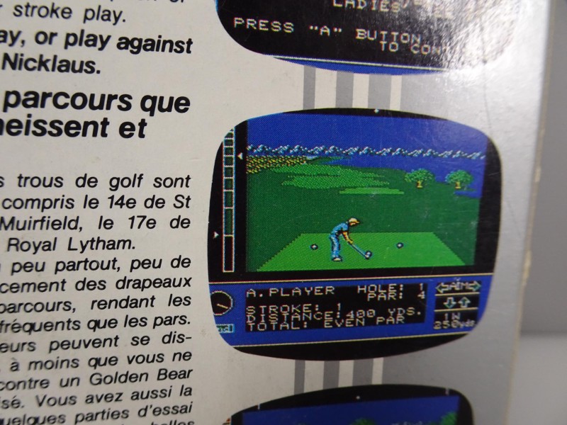 NES Jack Nicklaus golf spel (compleet)