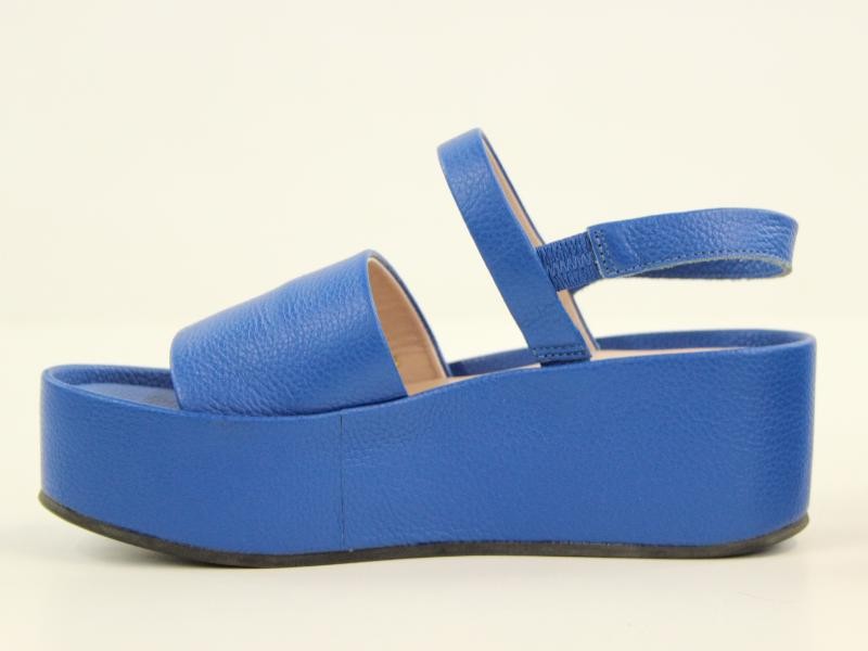 Knappe sandalen met sleehak, gemerkt Furla - Italy - NIEUW