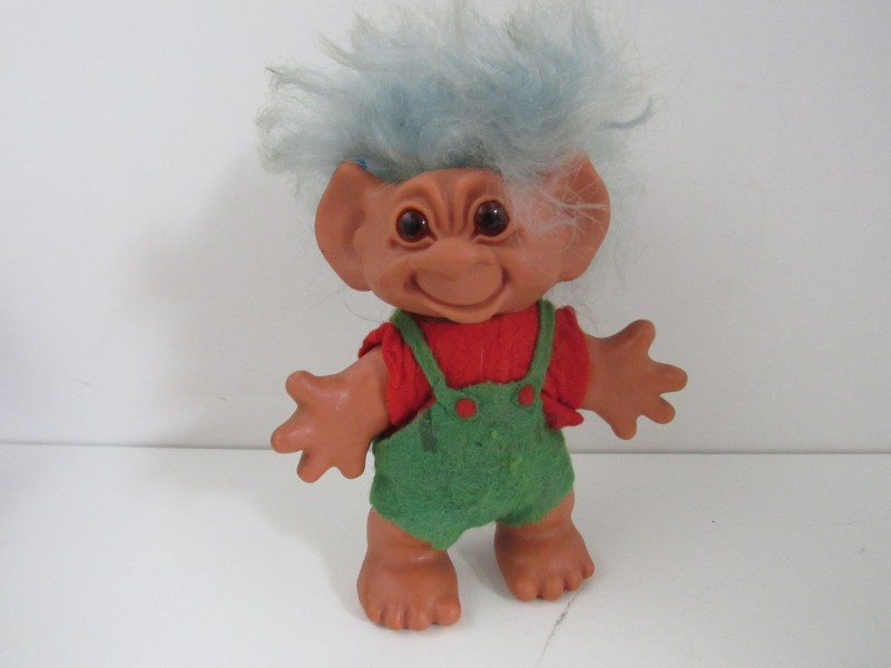 Vintage Thomas Dam troll ( blauwe haren )