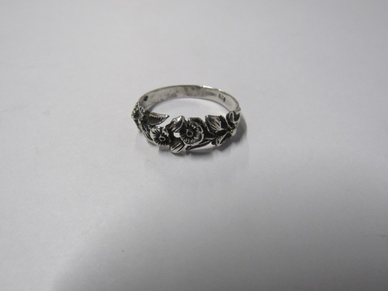 Ring "bloemenkrans" - 925