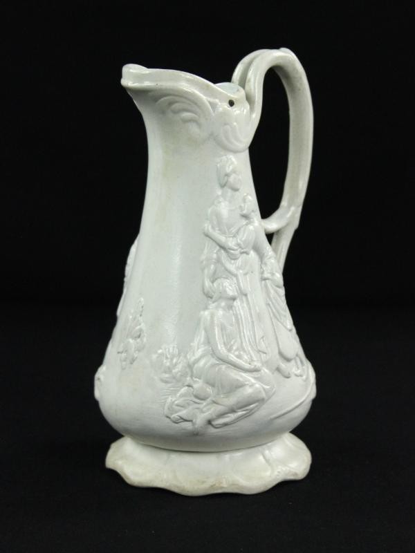 Samuel Alcock - Victorian Parian Jug - 1847 - porselein (duplicaat jaren '70)