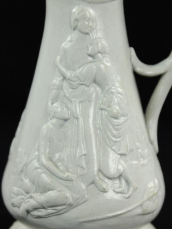 Samuel Alcock - Victorian Parian Jug - 1847 - porselein (duplicaat jaren '70)