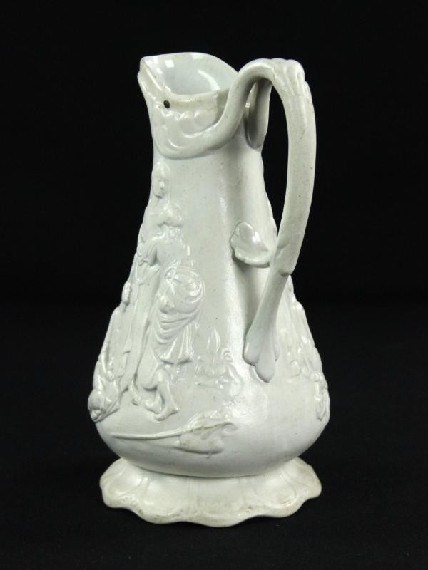 Samuel Alcock - Victorian Parian Jug - 1847 - porselein (duplicaat jaren '70)