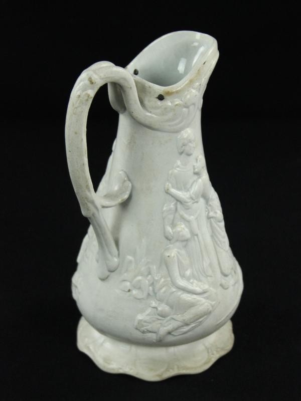 Samuel Alcock - Victorian Parian Jug - 1847 - porselein (duplicaat jaren '70)