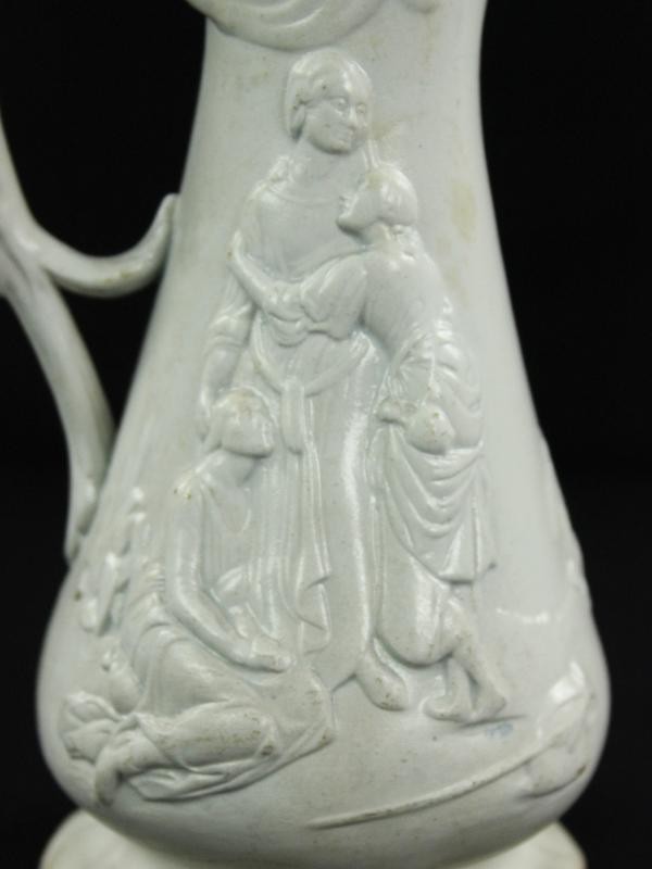 Samuel Alcock - Victorian Parian Jug - 1847 - porselein (duplicaat jaren '70)