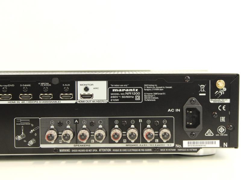 Marantz versterker NR1200 Zwart + Afstandbediening