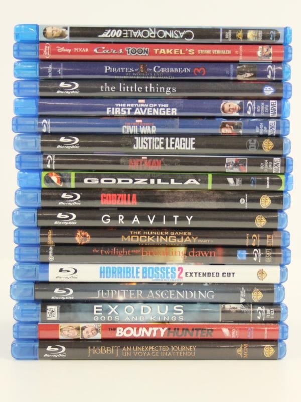 lot van 18 Blu-Ray films